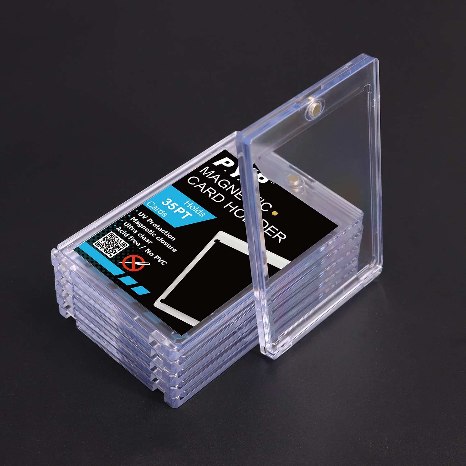 Amazon | 35pt 磁気カードホルダー 25ct | カードファイル | 文房具